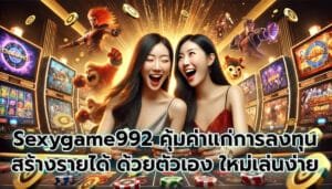 Sexygame992 คุ้มค่าแก่การลงทุน สร้างรายได้ ด้วยตัวเอง ใหม่เล่นง่าย-7