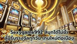 Sexygame992 สนุกได้ไม่ซ้ำ ลุ้นรับรางวัลทุกวัน เกมใหม่ต่อเนื่อง-9